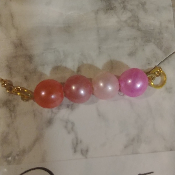 NEW Genuine Pearl Bar Necklace - Picture 2 of 6